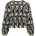 Object Mya Re Langermet Bluse