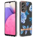 Mtp Products Flower Series Samsung Galaxy A33 5G TPU-deksel - Blå Peon