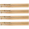 Los Cabos 5B Red Hickory Wood Tip Drumsticks 2 Pair Pack