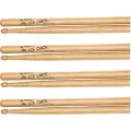 Los Cabos 7A Red Hickory Wood Tip Drumsticks 2 Pair Pack