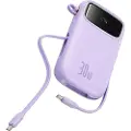 Baseus QPow 2 Powerbank 20000 mAh med 30W Hurtiglading – Lilla