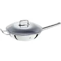 Zwilling 40992-032-0, Rund, Wok-/stekepanne, Rustfritt stål, Keramisk, 200 °C, Rustfritt stål