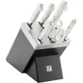 Zwilling 38542-007-0, Kniv / Skjærer blokk sett, Rustfritt stål, Plast, Sølv, Sort, Hvit