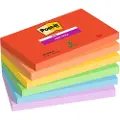 3M 7100258796, Rektangel, Flerfarget, Papir, 127 mm, 76 mm, 90 ark