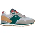 Pepe Jeans for boy. PBS400004 London City multicoloured trainers (38), Leather, Flat, Laces, Casual, Multicolor, children's fashion