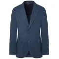 Hackett London for man. HM443317 Linen Linen jacket Delave navy (38/32), Casual, Classic