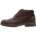 Fluchos for man. F1593 Leather ankle boots F1593 Dark brown (39), 1 to 3 cm, Laces, Casual