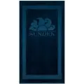 Sundek Jacquard Terry Logo And Frame Håndkle