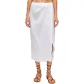 Sundek Long Linen With Front Opening Lang Skjørt