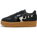 Puma Palermo Elevata Wild Instinct Sneakers Women, Shoes, Black/Gum, 37.5