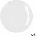 Bidasoa Glacial Coupe Keramisk Flat Plate 27 Cm 4 Enheter