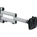 Novus 1.1 TSS Folding arm 3 Monitor Arm, 15 kg, 75 x 75 mm, 100 x 100 mm, -35 - 35°, Antrasitt, Sølv