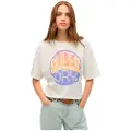 Superdry Neon Rainbow Oversized Kortarmet T-skjorte