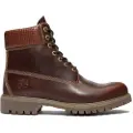 Timberland for man. TB0A2P6WEIU1 6-Inch Premium Waterproof Leather Booties Brown (38 W), Flat, Laces, Casual