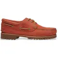 Timberland for man. TB0A2PDQET11 Authentic Leather Boat Shoes red (37.5 W), Flat, 1 to 3 cm, Laces, Casual