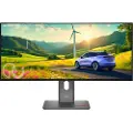 Lenovo ThinkVision P34WD-40, 86,4 cm (34), 3440 x 1440 piksler, Wide Quad HD, LCD, 6 ms, Sort