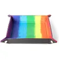 Fanroll Velvet Watercolor Rainbow Folding Terninger