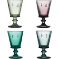 La Rochère La RochéreVinglass Mixed Colours Abeille Sett med 4 glass La RochereFlerfargetGlassFra Homeroom
