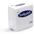 Multi Serviet BulkySoft 24x24 cm 2-lag hvid - (100 stk.)
