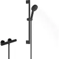 Hansgrohe HG Pulsify Select S - Brusesystem 105 m. termostat & bruserstang 65 cm Mat Sort