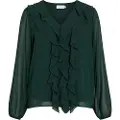 Vila Ane Langermet Bluse