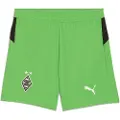 Puma Borussia Mönchengladbach 25/26 Shorts Youth, Clothing, Green/Warm White, 11-12Y