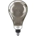 Signify Deco - LED-lyspære - form: A160 - E27 - 6.5 W (ekvivalent 25 W) - klasse A - kjølilg hvitt lys - 4000 K - røkfarget
