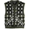 Scotch & Soda Fuzzy Jacquard Spencer Strikkevest