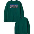 Patagonia P-6 Logo Responsibili Langermet T-skjorte grønn