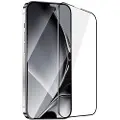 24hShop Herdet skjermbeskytter for Samsung Galaxy A16 4G / A16 5G - Svart metallramme
