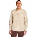Timberland for man. TB0A4517EHI1 Solucell Air beige shirt (3XL), Casual, Cotton, Long sleeve