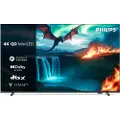 Philips 55MLED810 - 55 Diagonalklasse LED-bakgrunnsbelyst LCD TV - QLED - Smart TV - TITAN OS - 4K UHD (2160p) 3840 x 2160 - HDR - Quantum Dot, Mini-LED - svart