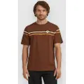 O'Neill O'Riginals Stripe T-skjorte brun