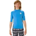 Rip Curl Icons Uv Brushed Barn Uv-beskyttende Rashguard Kort Arm