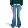 Timberland for woman. TB0A41ABA2Y1 Blue Flared Jeans (33/32), Casual, Cotton, Denim