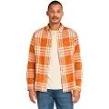 Timberland Midweight Flannel Check Skjorte Med Lange Ermer