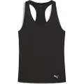 Puma TAD ESSENTIALS Racerback Tank Women, Clothing, Black, XXS