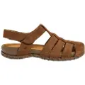 El naturalista unisex. 2586211ND005_023 Leather Sandals N5862 Tabernas brown (36), Flat, Velcro, Casual
