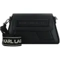 Karl Lagerfeld for woman. A2W30198 Ikon K Shoulder Bag black (OSFA), Casual, Leather