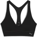 Puma SHAPELUXE Plunge Bra Women, Clothing, Black, XS