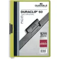 Durable DURACLIP 60 - Klipsfil - for A4 - kapasitet: 60 ark - grønn med transparent frontdekke