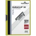 Durable Duraclip 30, Grønn, Gjennomsiktig, PVC, 30 ark, A4, 1 stykker