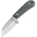 Kizer Cutlery Deckhand, Black Micarta,Stonewashed