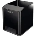 Leitz WOW Dual Colour Sound - Skrivebordsordner - polystyren (PS) - svart