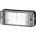 Secorut Baklys Åbne kabelender Baklys bagved 12 V, 24 V Hvid Klar glas
