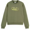 Scotch & Soda Regular Fit Chest Artwork Collegegenser