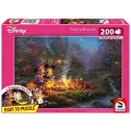 Schmidt Puslespill Disney Mickey & Minnie Sweetheart Campfire 200 brikker Schmidt