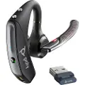 Poly Voyager 5200 UC - Hodesett - ørepropp - over-øret-montering - Bluetooth - trådløs - Certified for Microsoft Teams