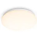 Signify Funksjonell Moire-taklampe, 6 W, LED, Ikke-utskiftbare pærer, 2700 K, 600 lm, IP20, Hvit