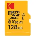 24hShop Kodak MicroSDXC 128 GB – UHS-I U3 Class 10 med SD-adapter